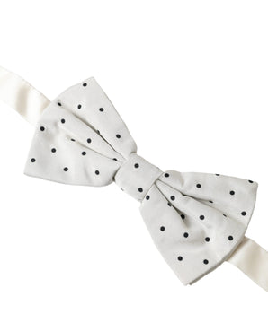 Dolce &amp; Gabbana Pajarita De Poliéster Con Lunares Blancos Y Negros Hombre