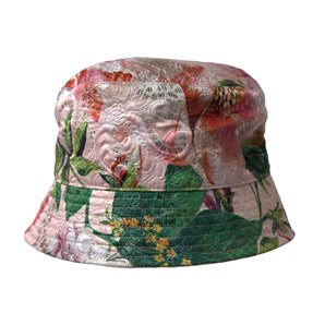 Dolce & Gabbana Multicolor Floral Jacquard Bucket Hat Men