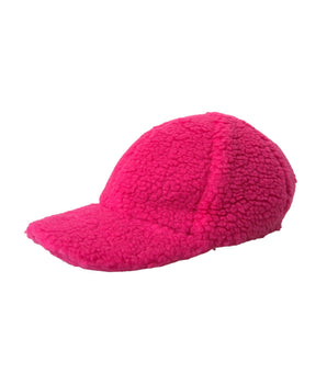 Dolce & Gabbana Pink Fleece Plush Baseball Hat Men