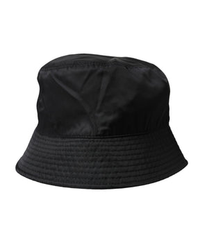 Dolce & Gabbana Black Wide Brim Cap Bucket Hat Men