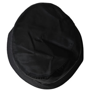 Dolce & Gabbana Black Wide Brim Cap Bucket Hat Men