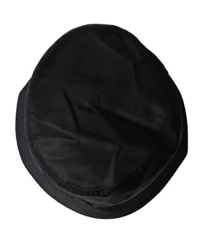 Dolce & Gabbana Black Wide Brim Cap Bucket Hat Men