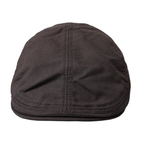 Dolce & Gabbana Brown Nylon Cloth Newsboy Hat Men