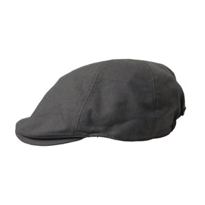 Dolce & Gabbana Dark Gray Nylon Cloth Newsboy Hat Men