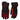 Dolce & Gabbana Black Red Nylon Wrist Length Gloves