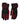 Dolce & Gabbana Black Red Nylon Wrist Length Gloves