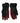 Dolce & Gabbana Black Red Nylon Wrist Length Gloves