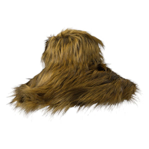 Dolce & Gabbana Brown Modacrylic Faux Fur Bucket Hat