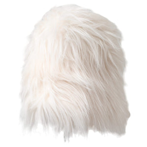 Dolce & Gabbana White Acrylic Fur Womens Bucket Hat