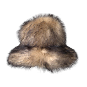 Dolce & Gabbana Brown Faux Fur Modacrylic Fedora Hat