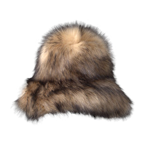 Dolce & Gabbana Brown Faux Fur Modacrylic Fedora Hat