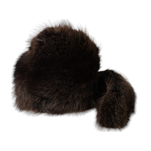 Dolce & Gabbana Women Brown Raccoon Fur Bucket Hat