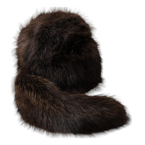 Dolce & Gabbana Women Brown Raccoon Fur Bucket Hat