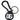 Dolce & Gabbana Black White Rubber DG Logo Round Metal Keyring Keychain