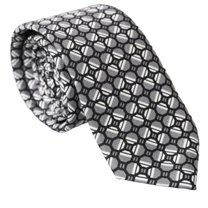 Dolce & Gabbana Multicolor Patterned 100% Silk Adjustable Tie