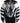 Dolce & Gabbana Black White Stripes Hooded Puffer Jacket