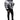 Dolce & Gabbana Black White Stripes Hooded Puffer Jacket
