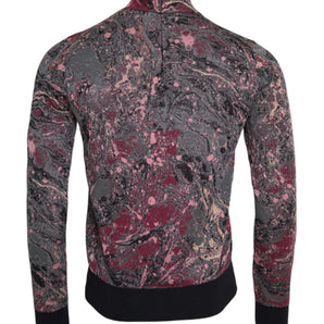 Dolce & Gabbana Multicolor Graphic Turtle Neck Men Sweater