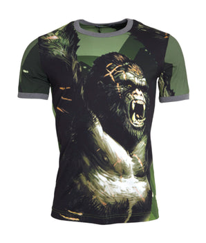 Dolce & Gabbana Green Gorilla Cotton Short Sleeves T-shirt