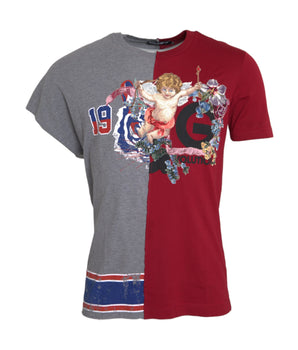 Dolce & Gabbana Multicolor Graphic Short Sleeve T-shirt