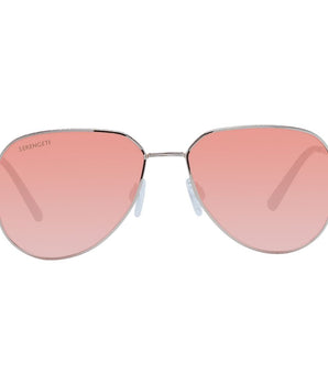 Serengeti Rose Gold Metal Sunglasses