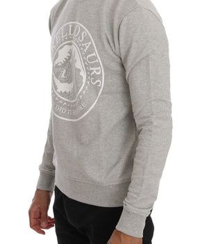 Frankie Morello Chic Morellosaurs Crewneck Cotton Sweater Frankie Morello 