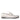 Dolce & Gabbana White Gray Leather Slip Mocassin Shoes Loafer