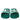 Dolce & Gabbana Green White Sandals Rubber Beachwear Shoes