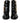 Dolce & Gabbana Black Leather Crystal Buckles Boots Shoes