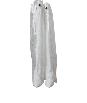 Dolce &amp; Gabbana White Heels Stiletto Knee High Boots Shoes