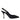 Dolce & Gabbana Black Crystal Charmeuse Slingbacks Shoes