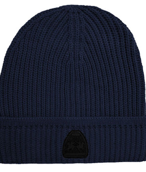 La Martina Blue Acrylic Men Beanie