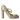 Dolce & Gabbana Gold Jacquard Crystal Vally Heels Pumps Shoes