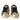 Dolce &amp; Gabbana Gold Portofino Calf Leather Sneakers Women Shoes