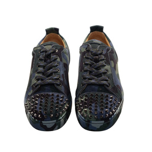 Christian Louboutin Louis Junior Spikes Orlato Camouflage Laceup Sneakers