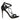 Dolce & Gabbana Black Keira Satin Heels Sandals Shoes