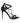 Dolce & Gabbana Black Keira Satin Heels Sandals Shoes