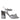 Dolce & Gabbana Silver Crystal Ankle Strap Keira Sandal Shoes