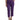 BENCIVENGA Purple Cotton MidWaist Straight Cropped Pants