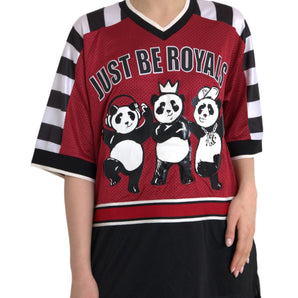 Dolce & Gabbana Multicolor Royals Panda Oversized T-shirt