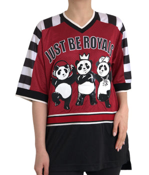 Dolce &amp; Gabbana Camiseta extragrande multicolor Royals Panda