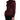 Dolce & Gabbana Maroon Ascot Collar Long Sleeve Top Blouse