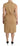 Ralph Lauren Brown V-neck Shift Knee Length Viscose Dress Ralph Lauren 