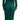 Dolce & Gabbana Dark Green Viscose Long Sleeve Midi Dress