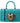 Dolce & Gabbana Turquoise Silicone Devotion Heart Cover Hand Bag Airpods Case