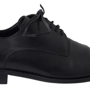 Dolce & Gabbana Black Leather Mens Formal Dress Shoes