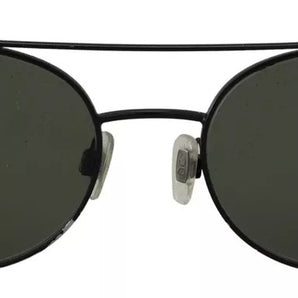 Dolce & Gabbana Matte Black Steel Frame Green Lens DG2245 Sunglasses