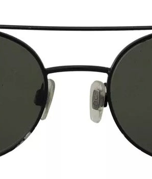 Dolce & Gabbana Matte Black Steel Frame Green Lens DG2245 Sunglasses