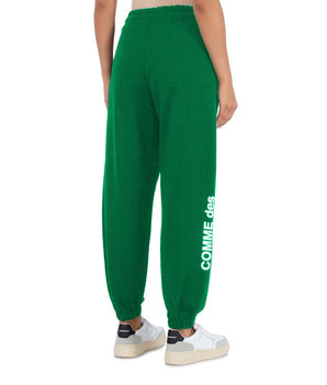 Comme Des Fuckdown Green Cotton Women Sweatpant