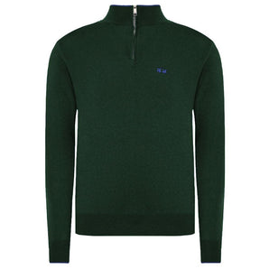 La Martina Green Acrylic Sweater